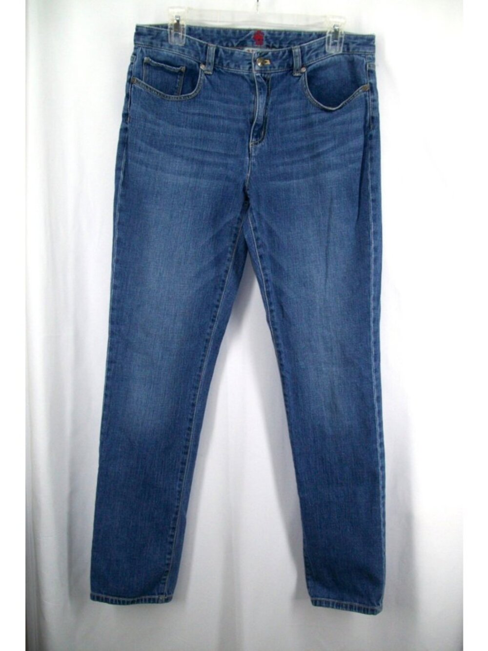 Brooks Brothers 1818 Red Fleece Jeans 8 Straight Leg Mid Rise Dark Wash 32 x 31
